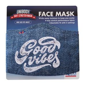 Face Mask — Soft Stretch Good Vibes [NWT]